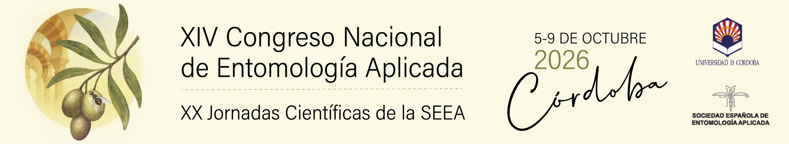 XIV Congreso Nacional de Entomología Aplicada. CORDOBA , 5-9 Octubre de 2026